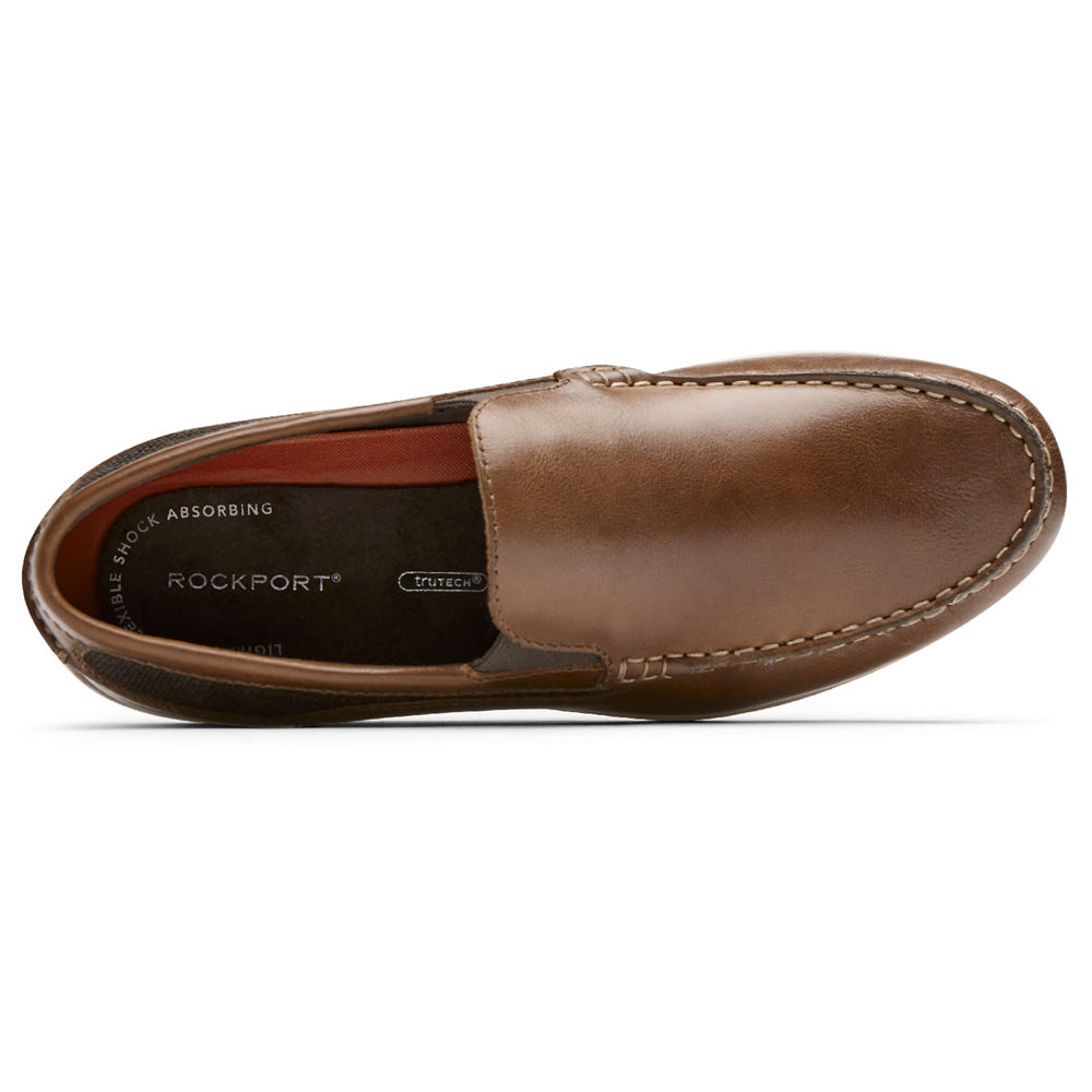 Rockport Mens Slip-On Brown - Cullen Venetian - UK 851-MOWGCV